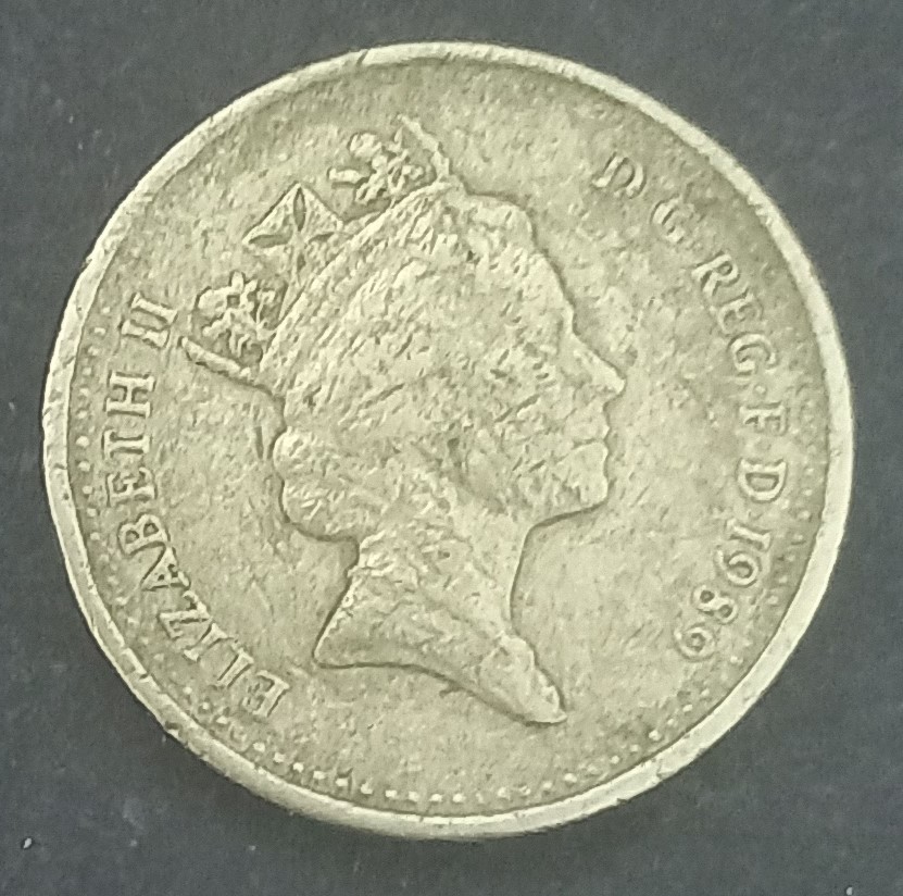 UK 1989 1 Pound Queen Elizabeth II
