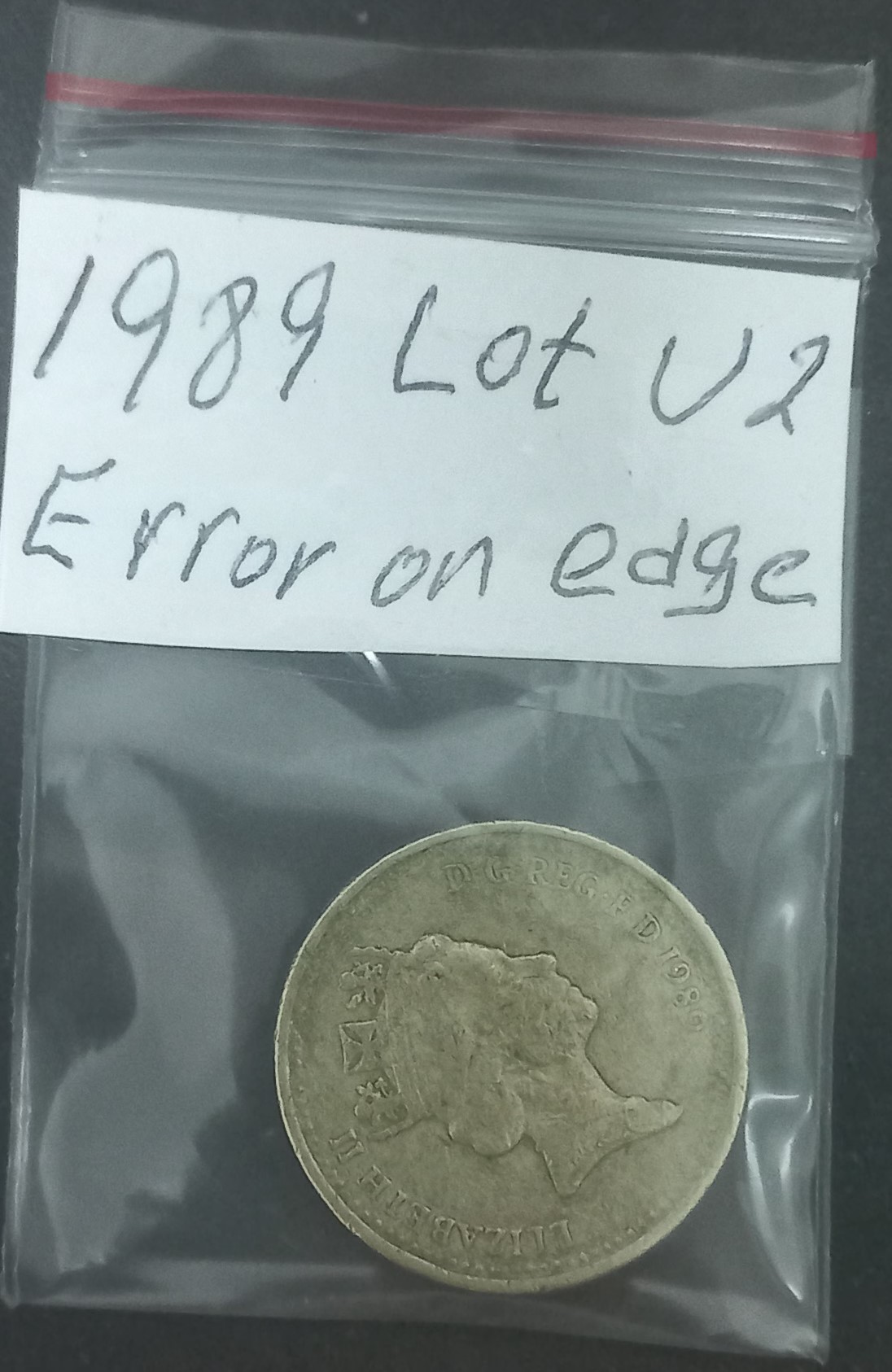 UK 1989 1 Pound Queen Elizabeth II