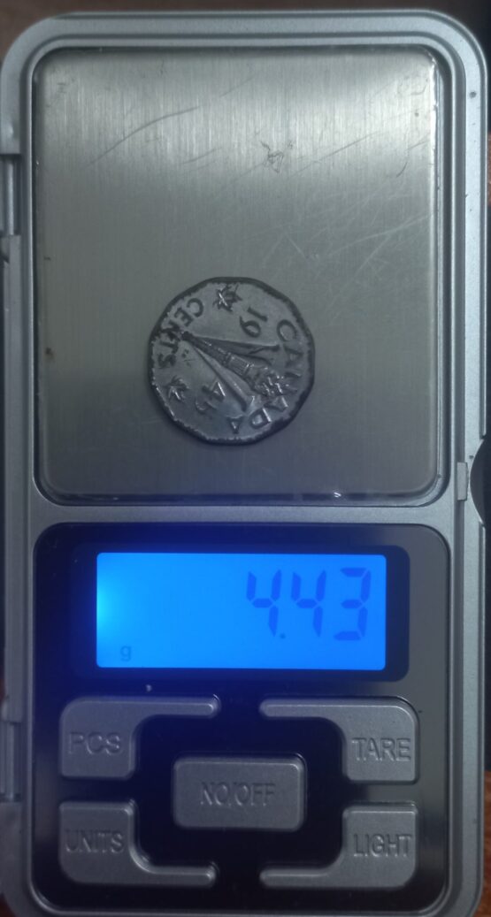 1945 Canada 5 Cents Steel Coin