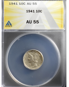 1941 Mercury Dime 10C