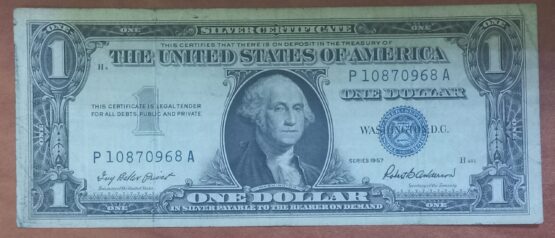 1957 US 1 Dollar Blue Seal