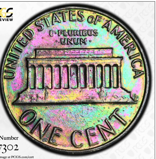 1983 Rainbow Lincoln Cent