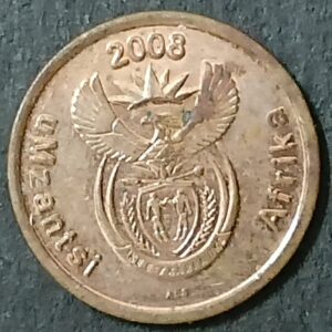 2008 South African 5‑cent coin,