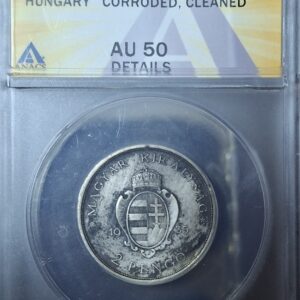 Hungary 1935‑BP 2 Pengő Silver
